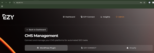 Step 2: Click WordPress Plugin